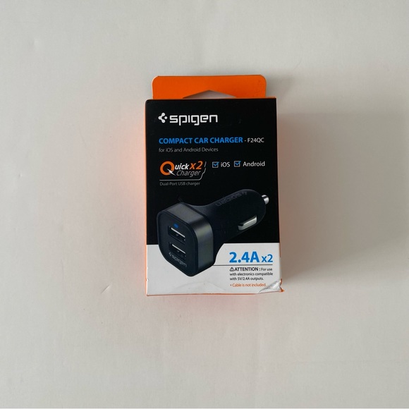 Spigen Other - NWB Spigen Dual-Port F24QC USB Car Charger